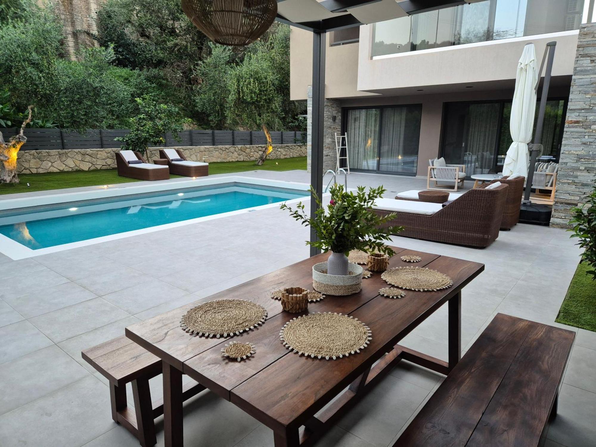 Aguacate Meliti With Heated Private Swimming Pool Villa Tsilivi  Exterior photo
